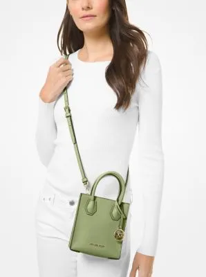 Mercer Extra-Small Pebbled Leather Crossbody Bag | 55846