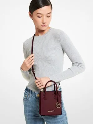 Mercer Extra-Small Pebbled Leather Crossbody Bag