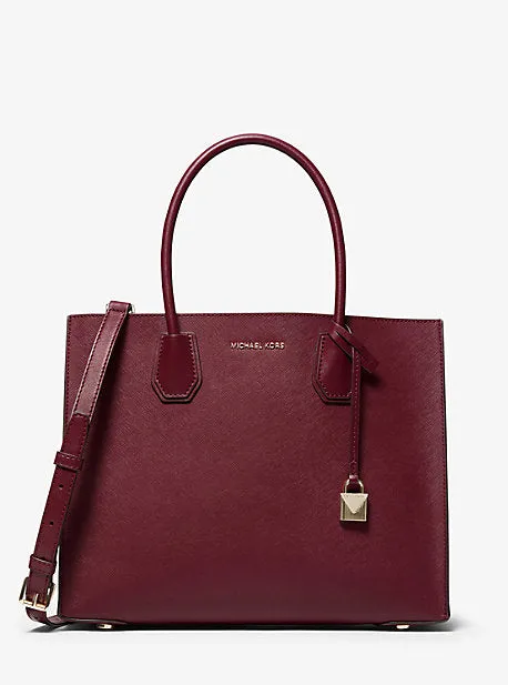 Mercer Large Saffiano Leather Tote Bag