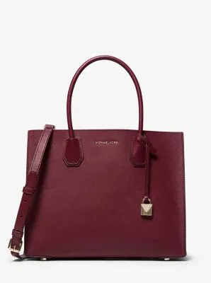 Mercer Large Saffiano Leather Tote Bag