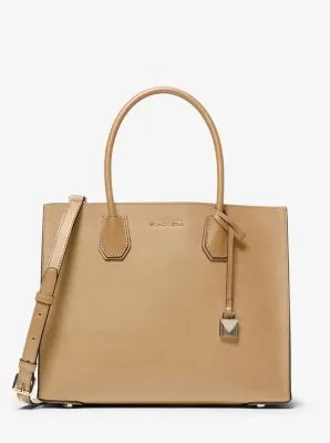 Mercer Large Saffiano Leather Tote Bag