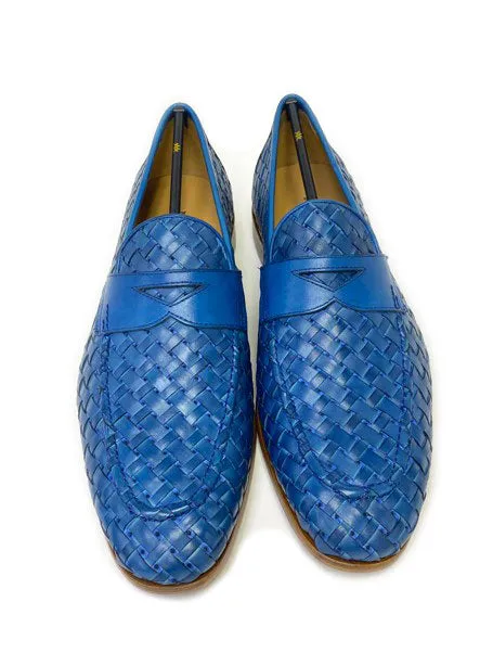 Mezlan "Solomeo" Woven Loafer Jeans