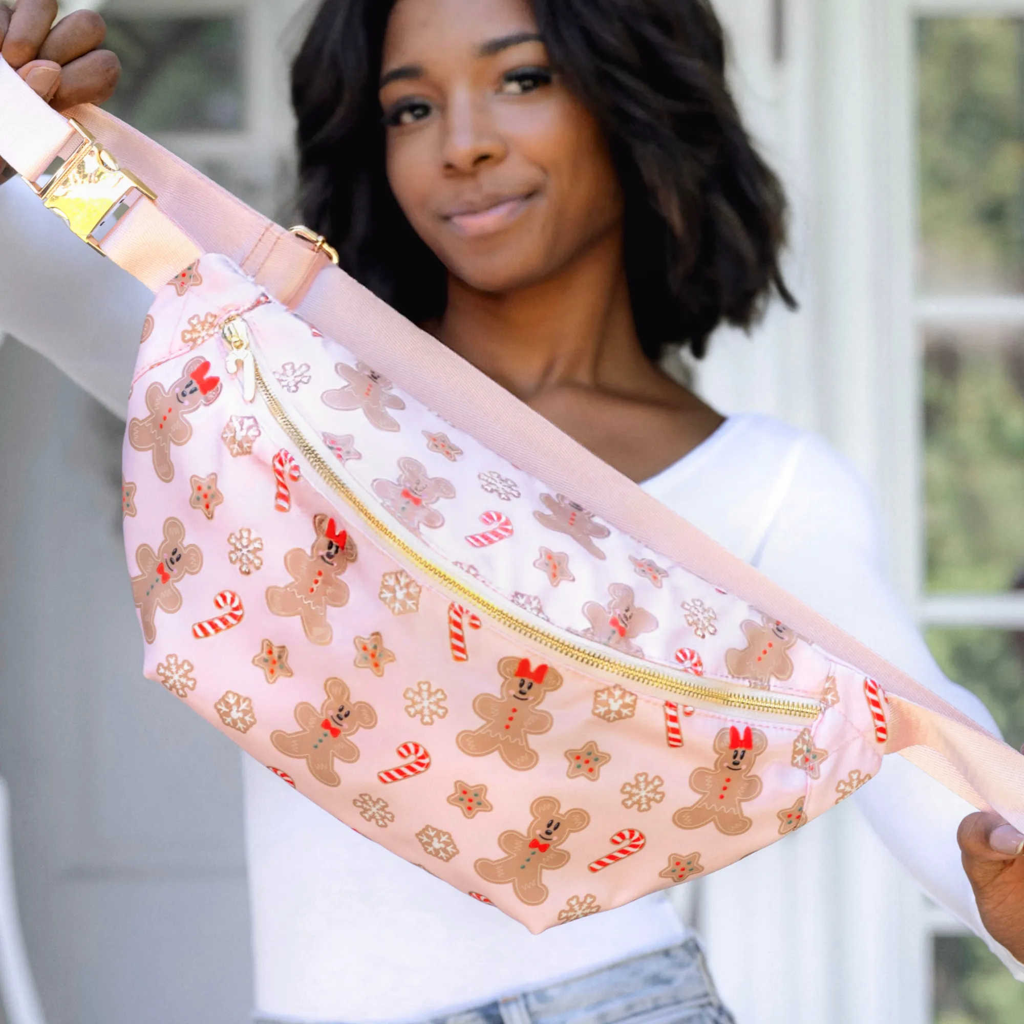 Mickey and Minnie Gingerbread Fanny Pack