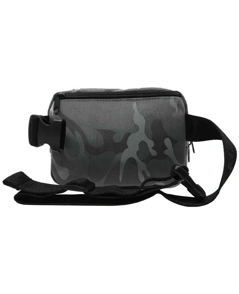 Mini Fanny Pack (Gray Camo)