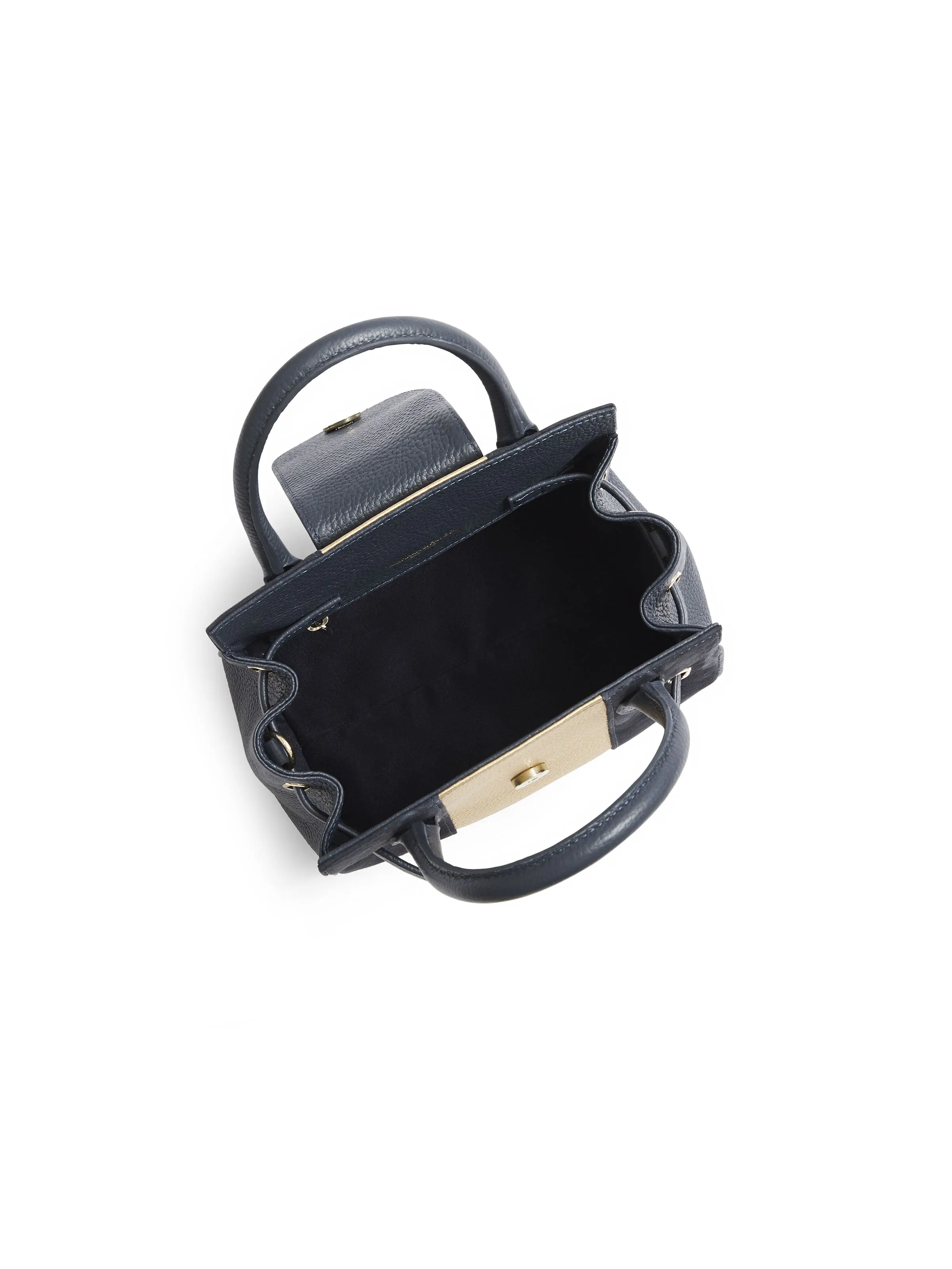 Mini Windsor Handbag - Navy & Gold (10 Year Anniversary)