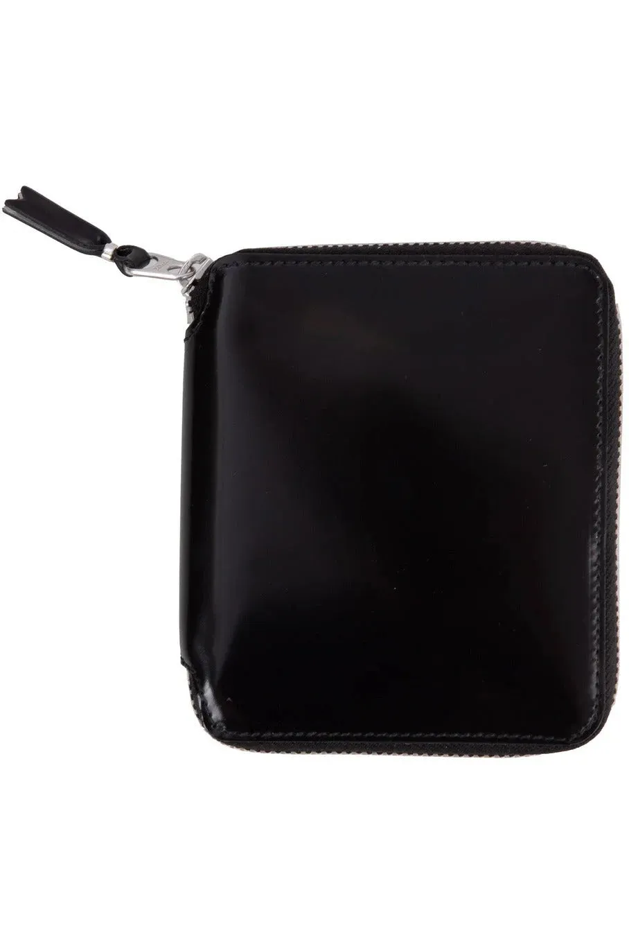 Mirror Inside Square Zip Around Wallet