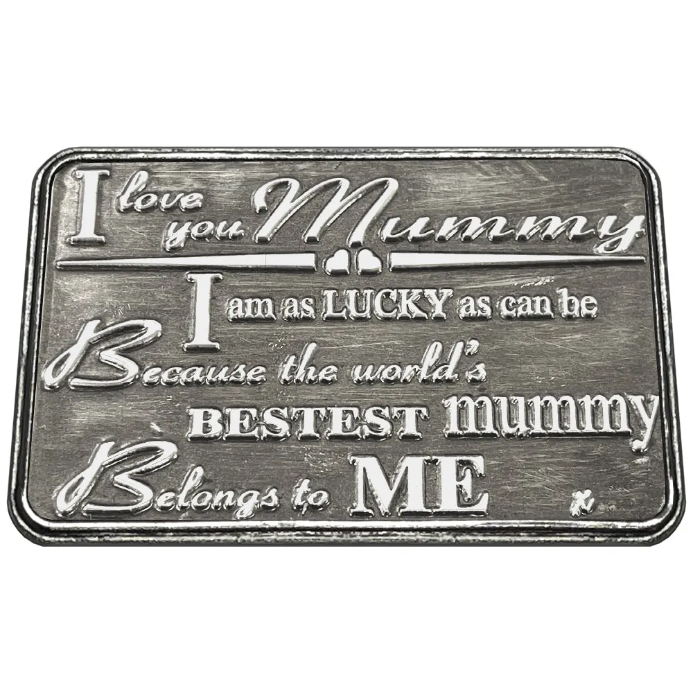 Mothers Day Gift Mummy Mum Sentimental Metal Wallet or Purse Keepsake Card Gift - Cute Gift Set From Daughter Son For Women