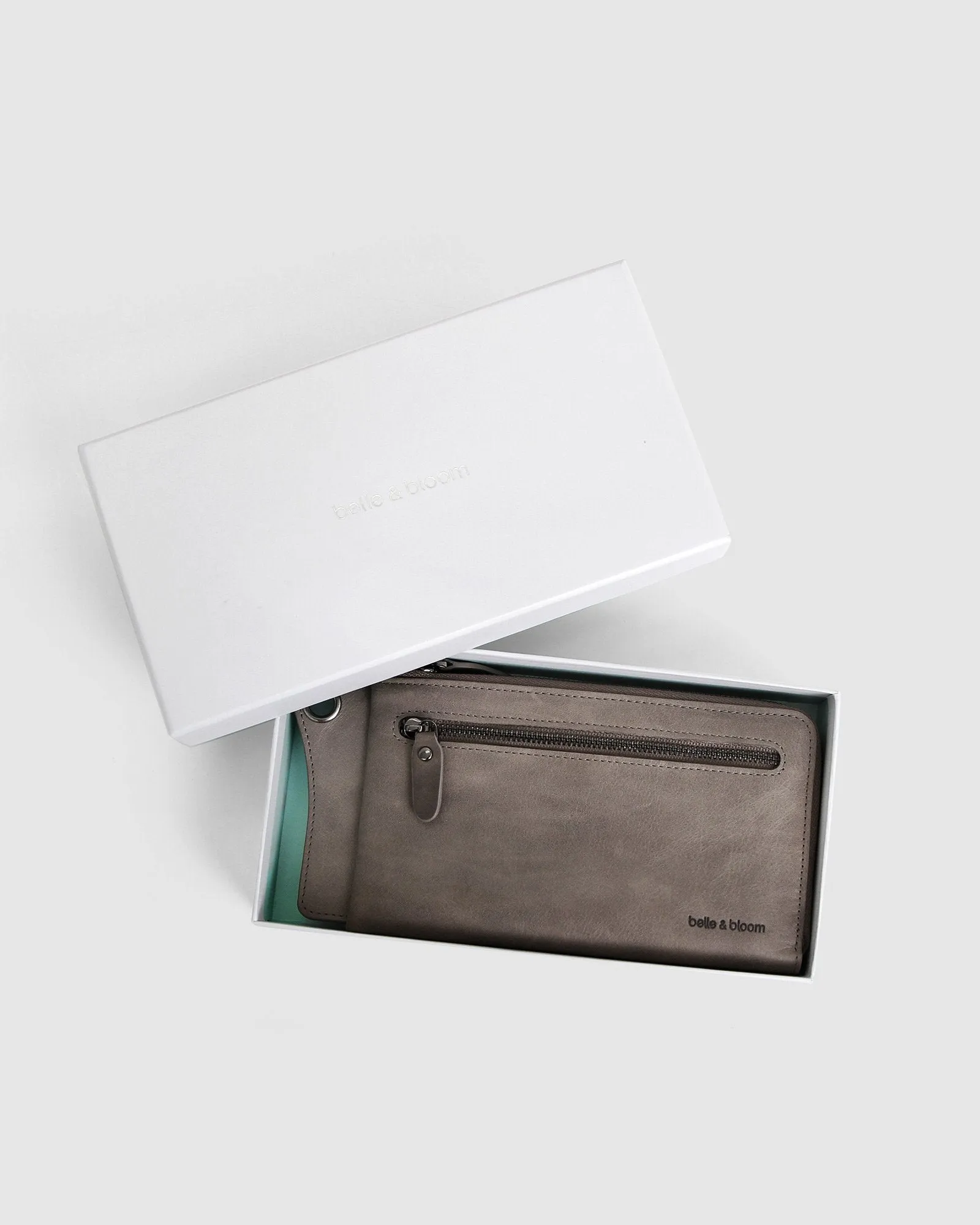 Penelope Leather Wallet - Ash