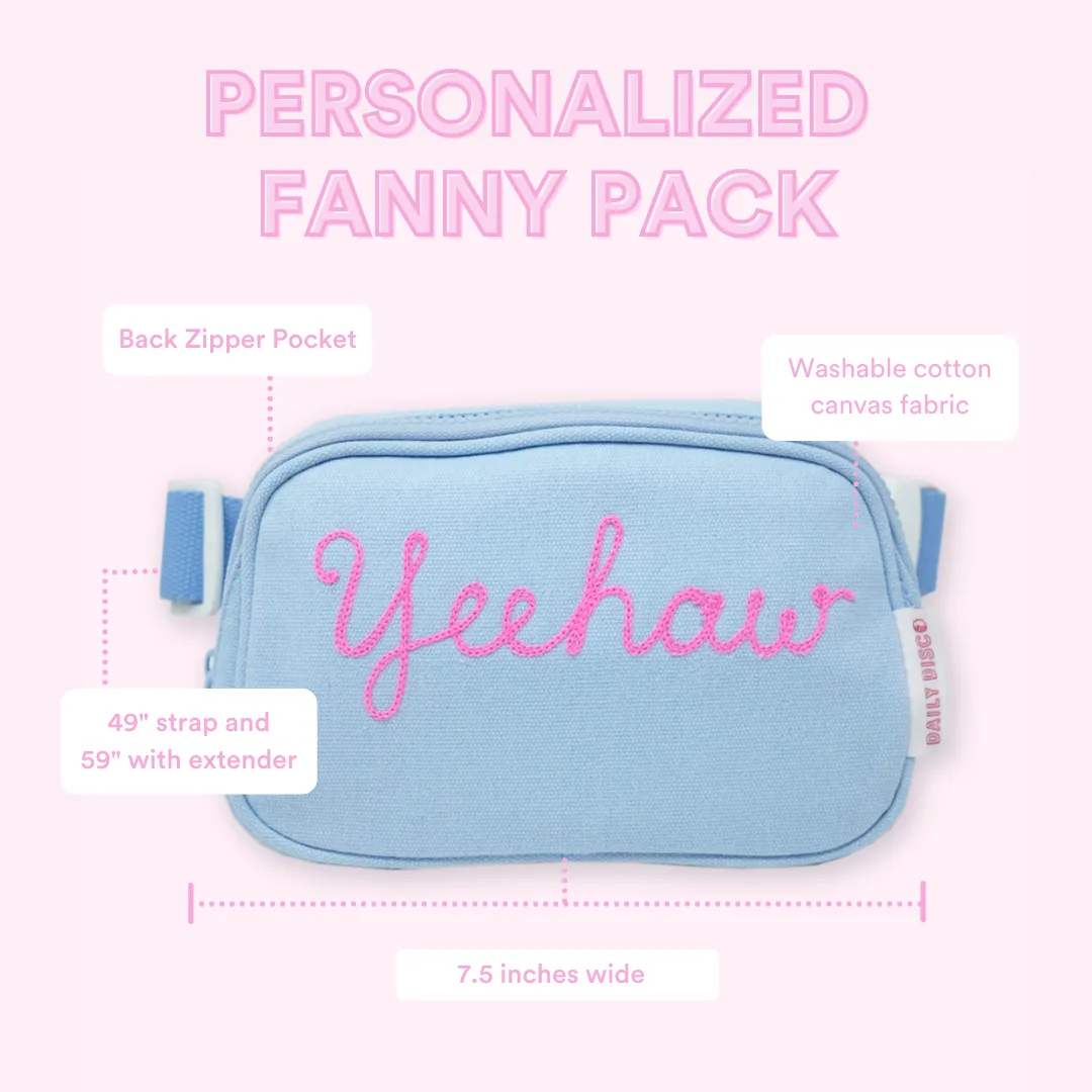 Personalized Fanny Pack- Hot Pink