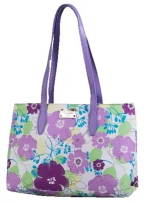 Pierre Cardin Aasha Floral Tote Handbag | Lilac