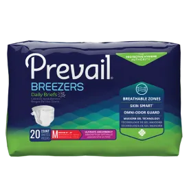 Prevail Breezers Absorbency Briefs