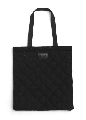 Quilted Tote Bag - New Black