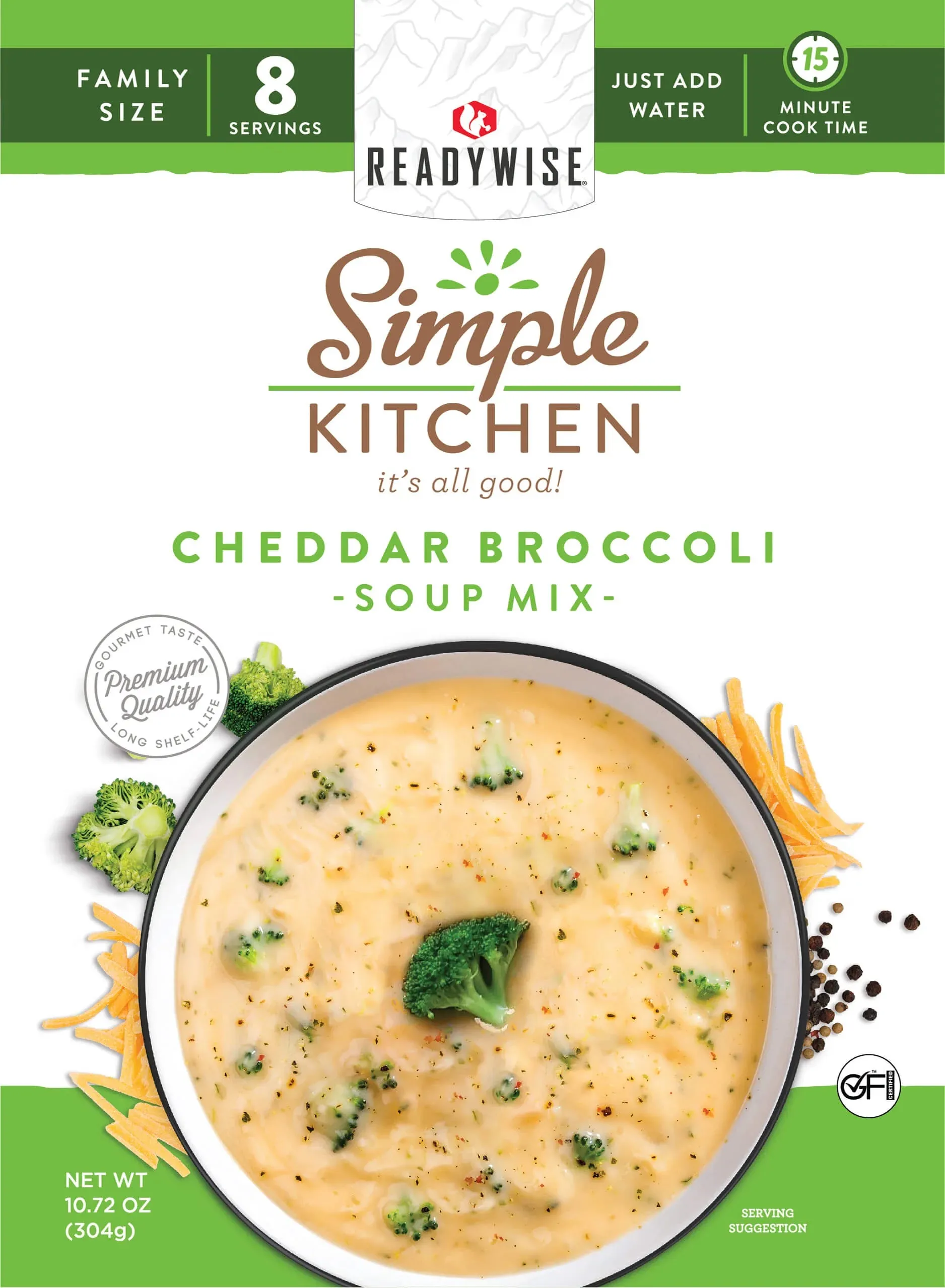 ReadyWise - Cheddar Broccoli Soup - 6 Pack