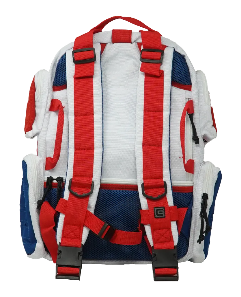 Ruck - 26 Liter Deluxe Backpack (Red White & Blue)