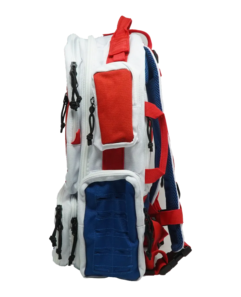 Ruck - 26 Liter Deluxe Backpack (Red White & Blue)