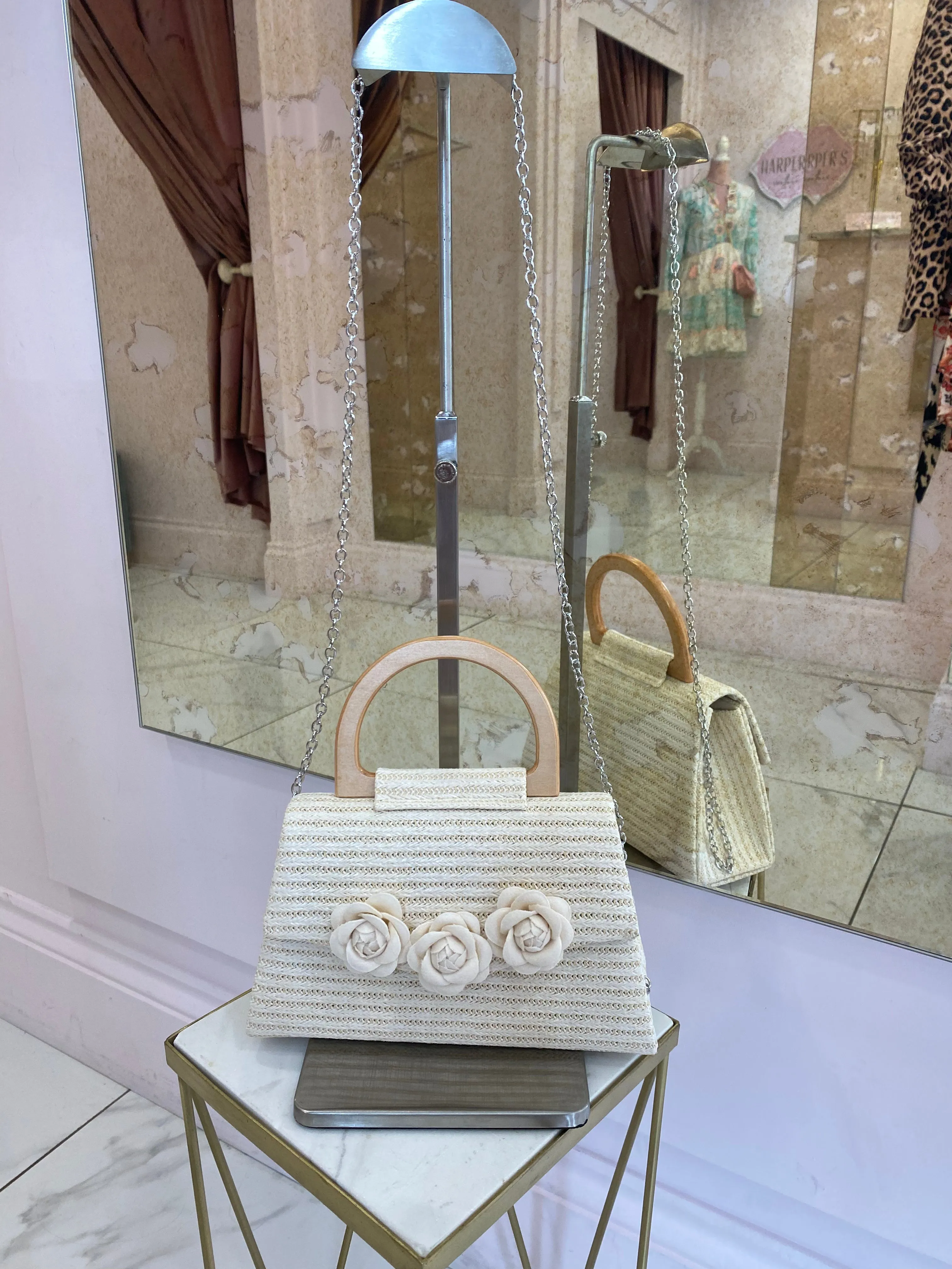 Santorini Ivory bag