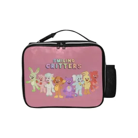 Smiling Critters PU Leather Lunch Box