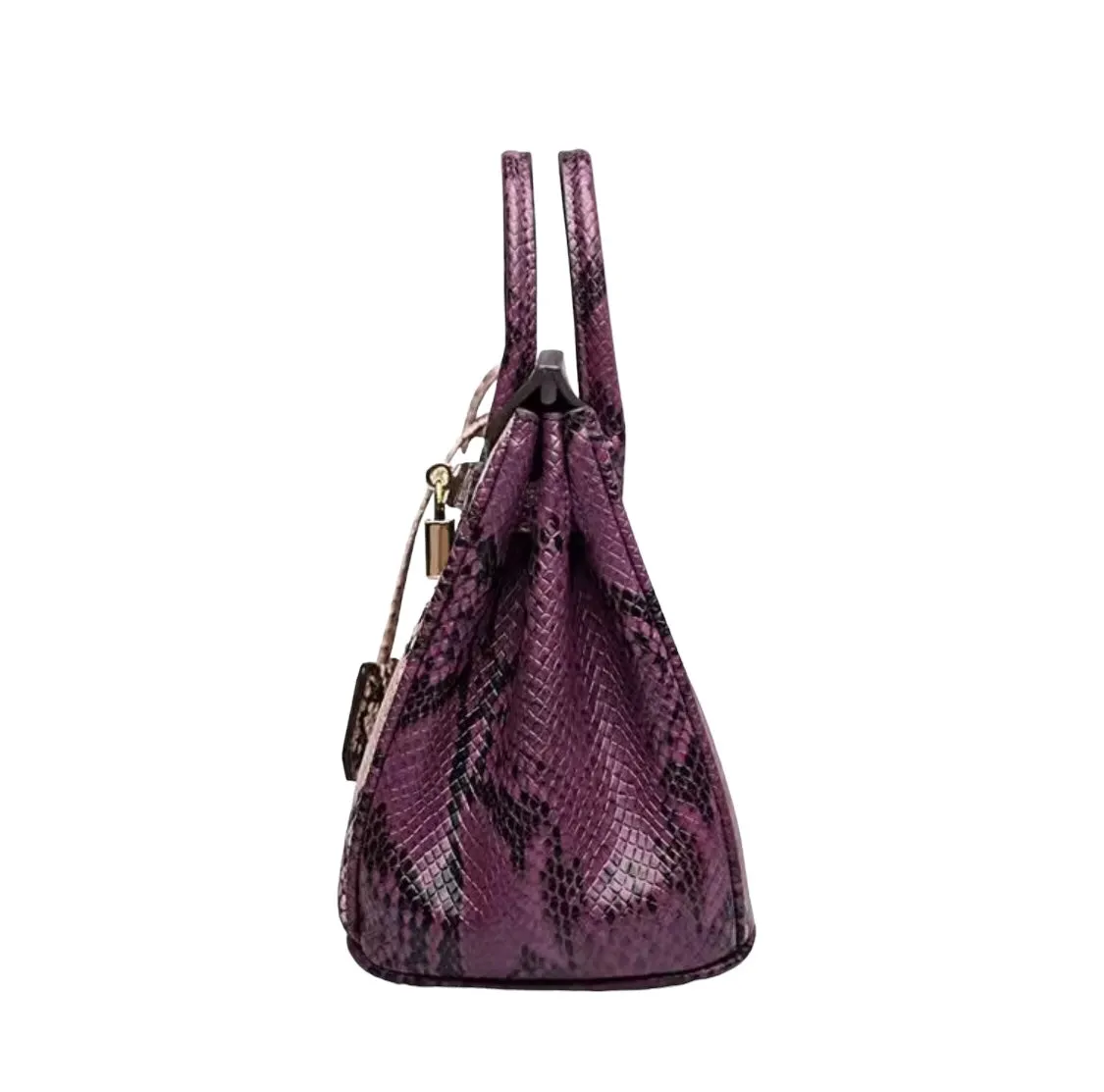 Snake Skin Pattern Genuine Leather Bag