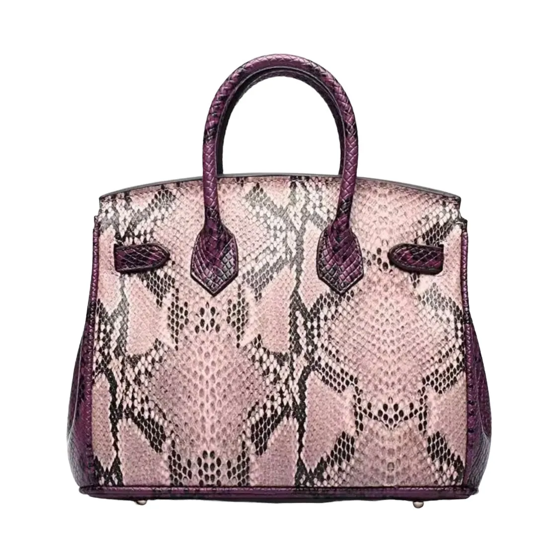 Snake Skin Pattern Genuine Leather Bag