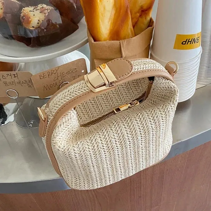 Straw Braided Handbag