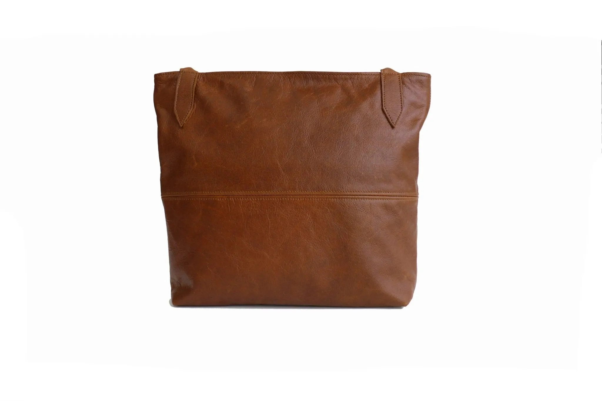 Tan Leather Goods - Ashley Leather Handbag | Pecan