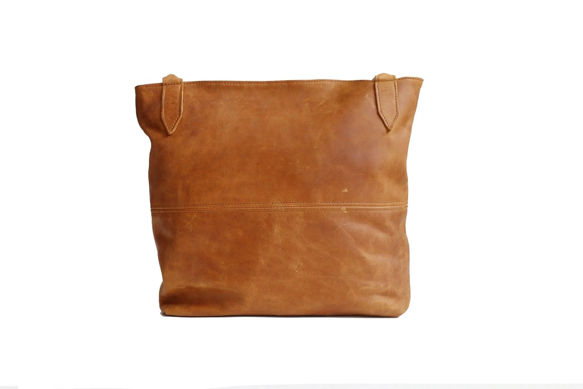 Tan Leather Goods - Ashley Leather Handbag | Toffee