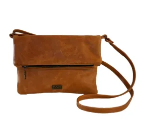 Tan Leather Goods - Nina Leather Sling Bag | Toffee