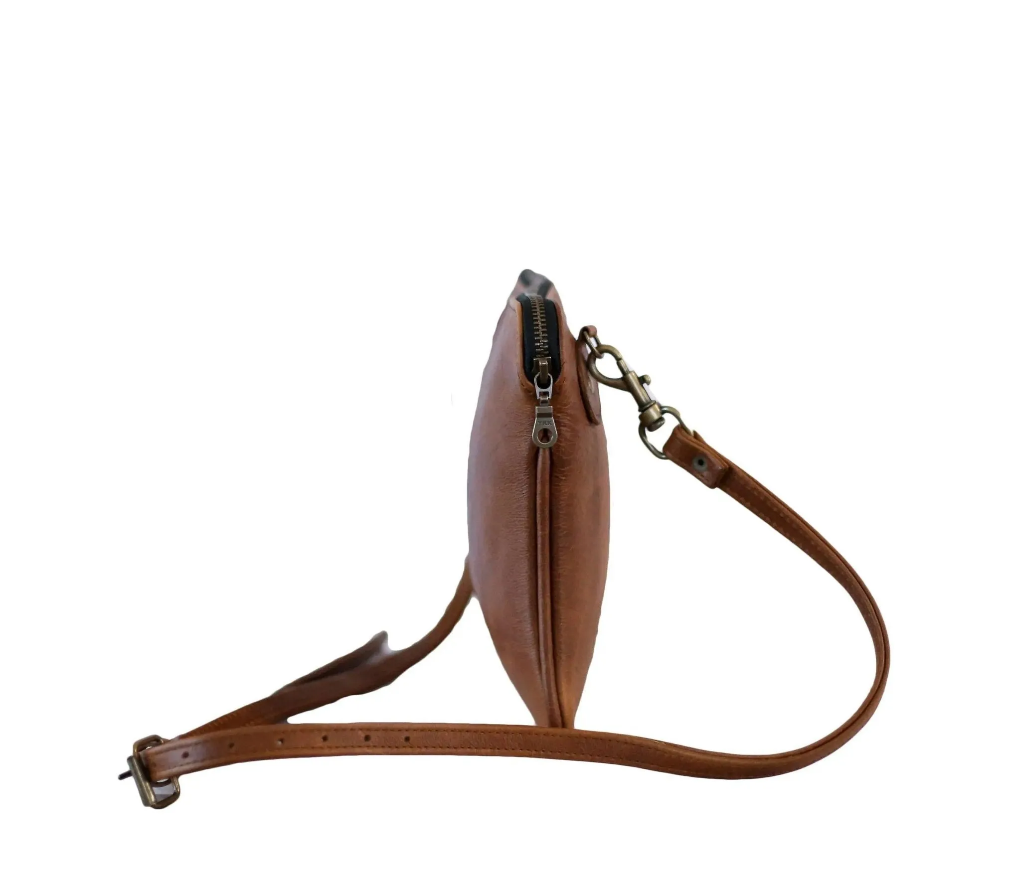 Tan Leather Goods - Taylor Leather Sling Bag | Pecan