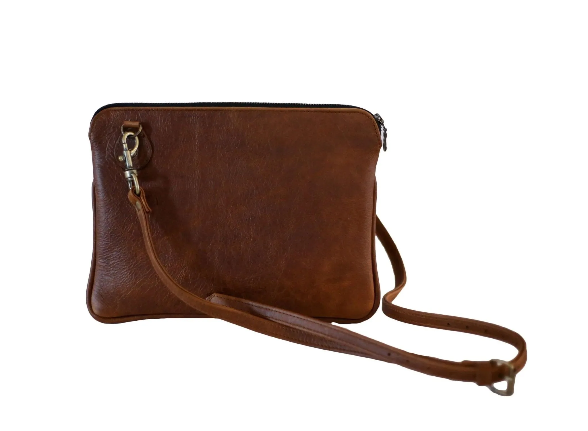 Tan Leather Goods - Taylor Leather Sling Bag | Pecan