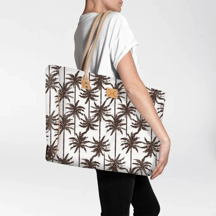 Thandana Laminated Fabric Large Beach Bag