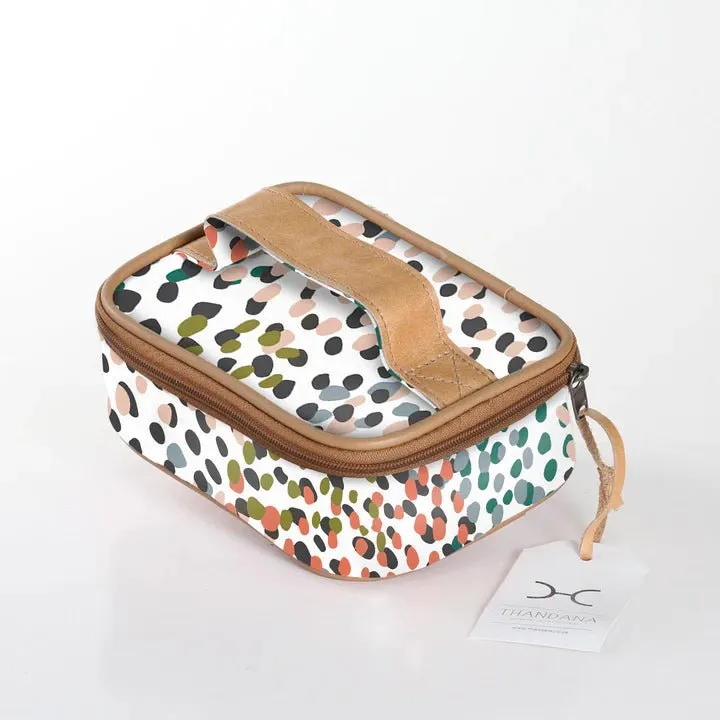 Thandana Laminated Fabric Single Toiletry Case