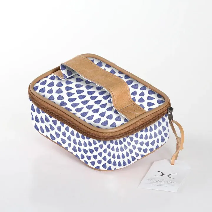 Thandana Laminated Fabric Single Toiletry Case