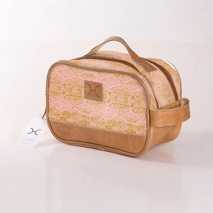 Thandana Laminated Fabric Vanity Bag