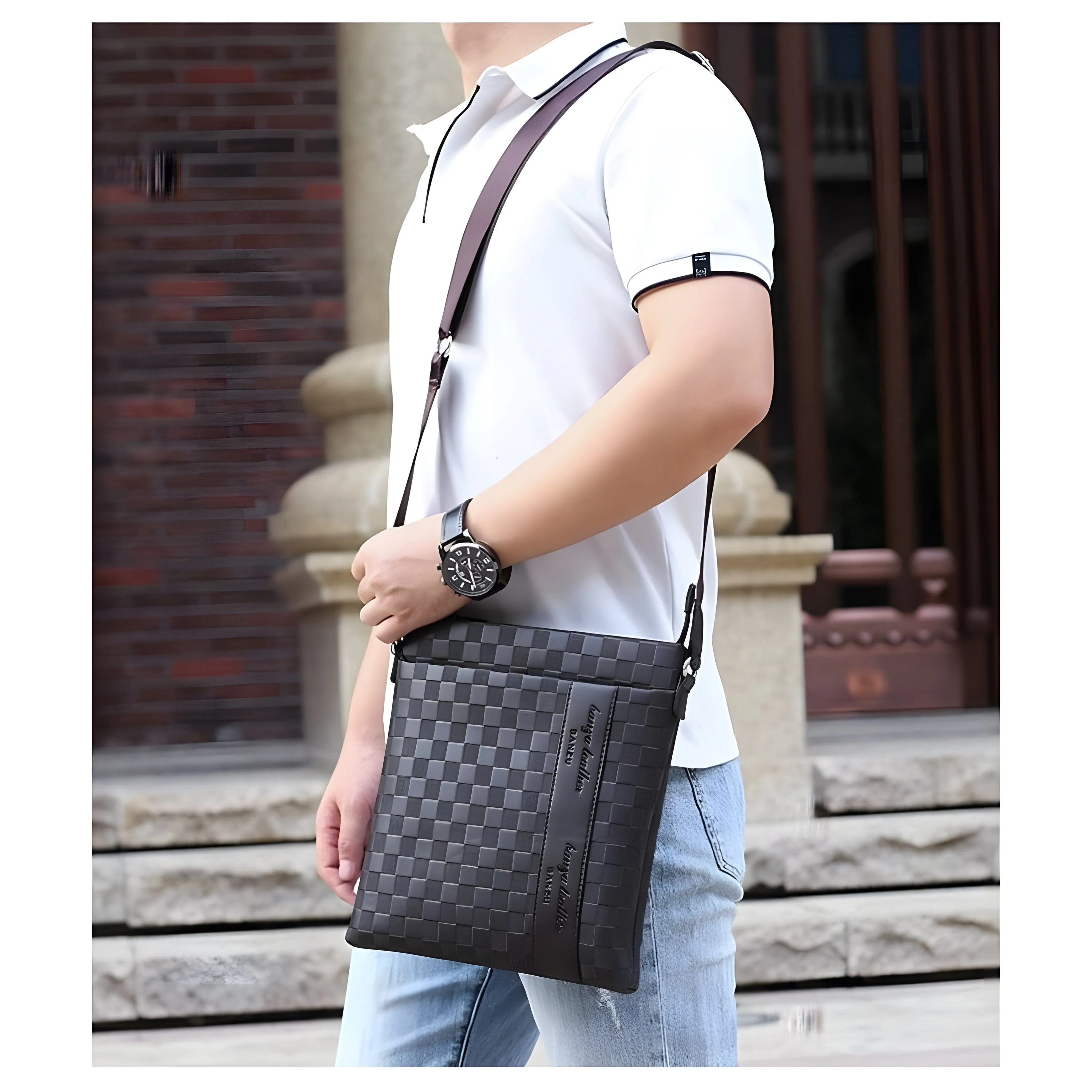 The Marcel Messenger Shoulder Bag - Brown