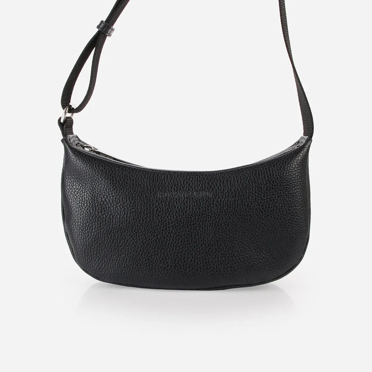 The Slouchy Crossbody Bag Black Pebble