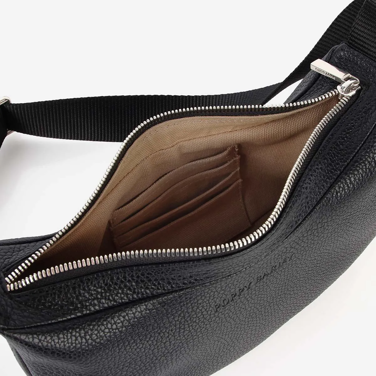 The Slouchy Crossbody Bag Black Pebble