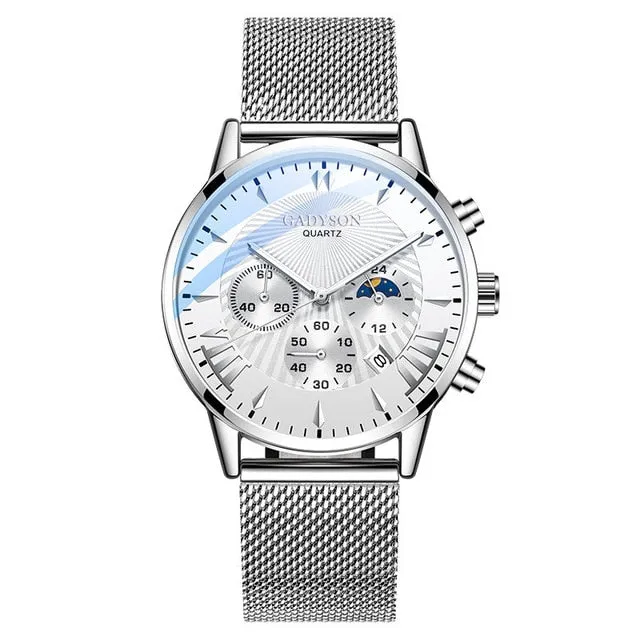 Top Men Watches Luxury Famous Brand Men Stainless Steel Mesh