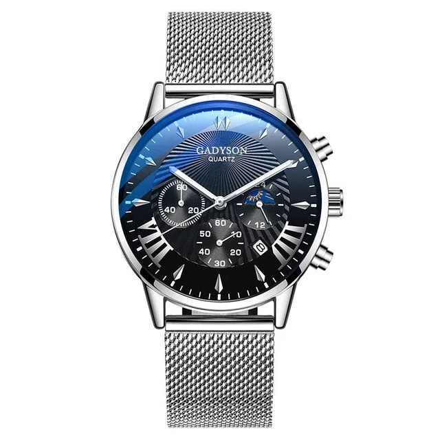 Top Men Watches Luxury Famous Brand Men Stainless Steel Mesh