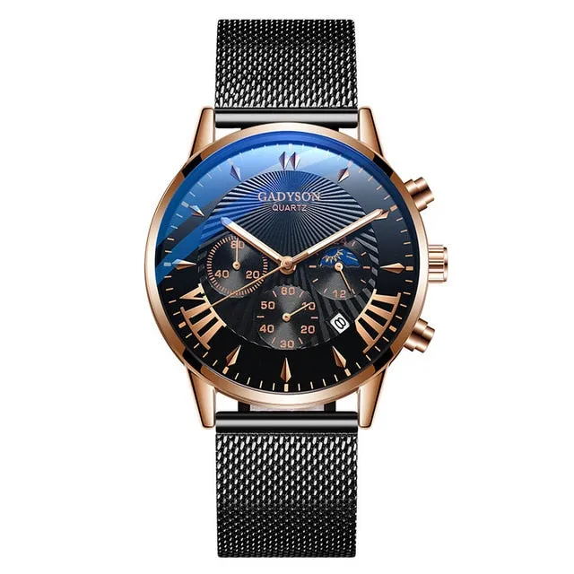 Top Men Watches Luxury Famous Brand Men Stainless Steel Mesh