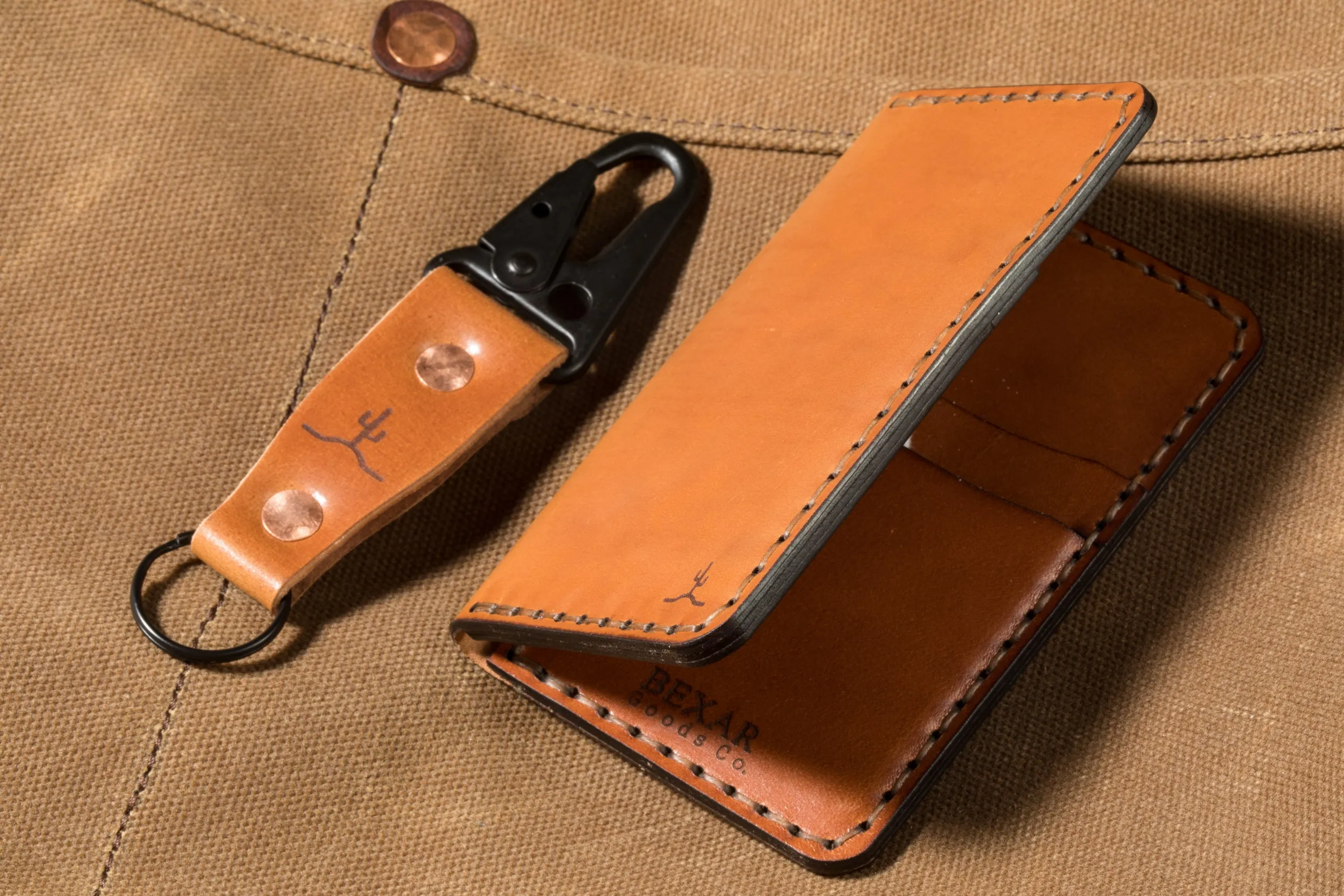 Vertical Wallet // Whiskey Cordovan