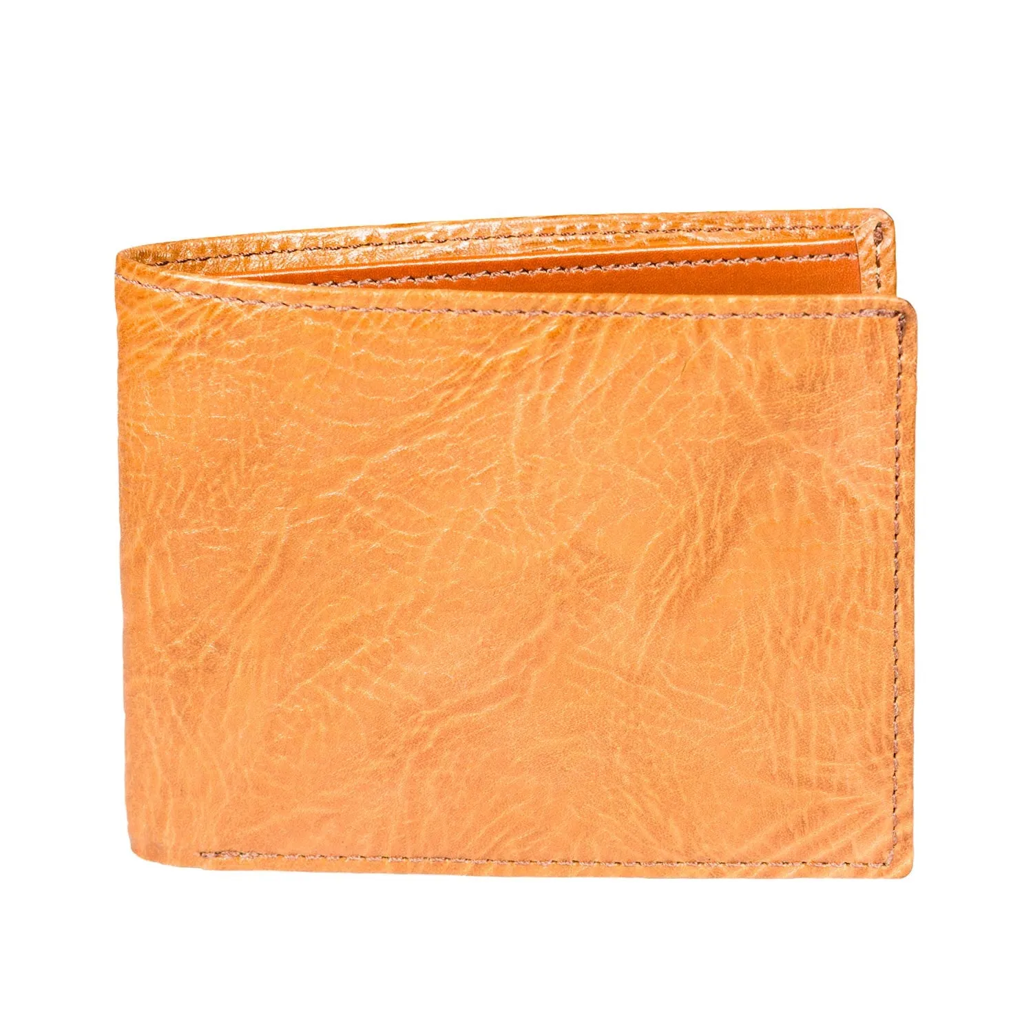 Wallet in Cognac Buffalo